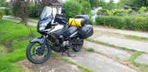 Suzuki dl650 v-strom turystyczny