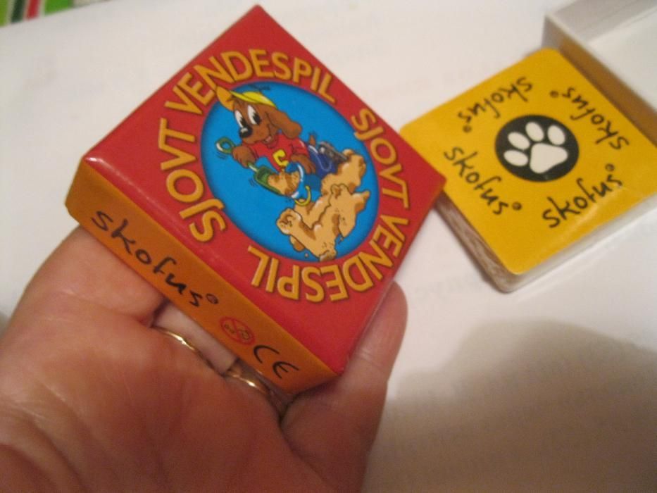 игра детские карточки игрушка новые запечатаны sjout vendespil собака