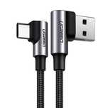 Ugreen kątowy kabel przewód Usb - Usb Typ C Quick Charge 3.0 Qc3.0/3 A