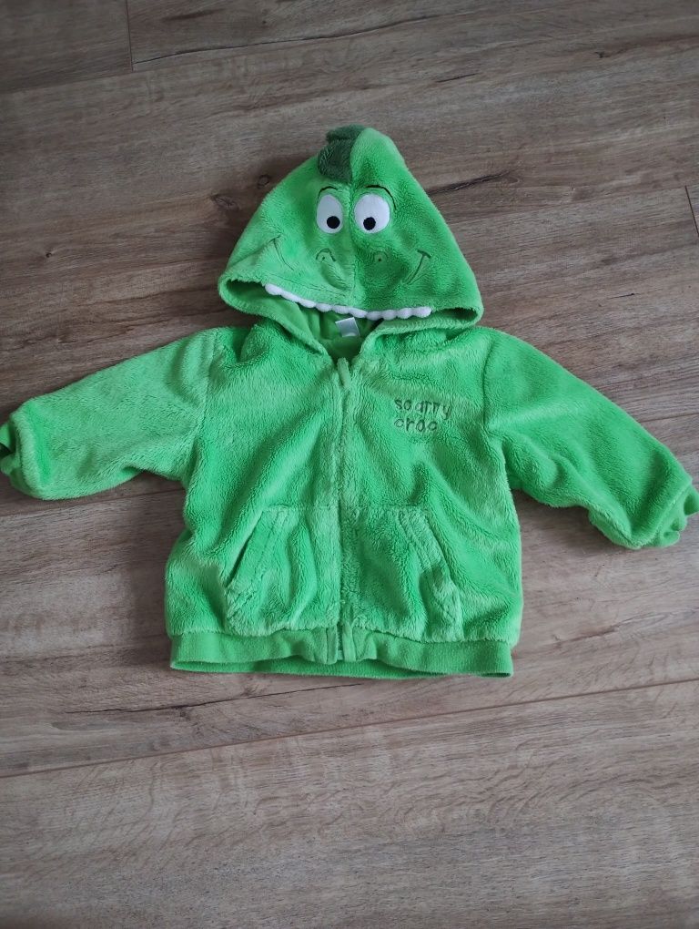 Bluza z kapturem dla chłopca rozmiar 68
