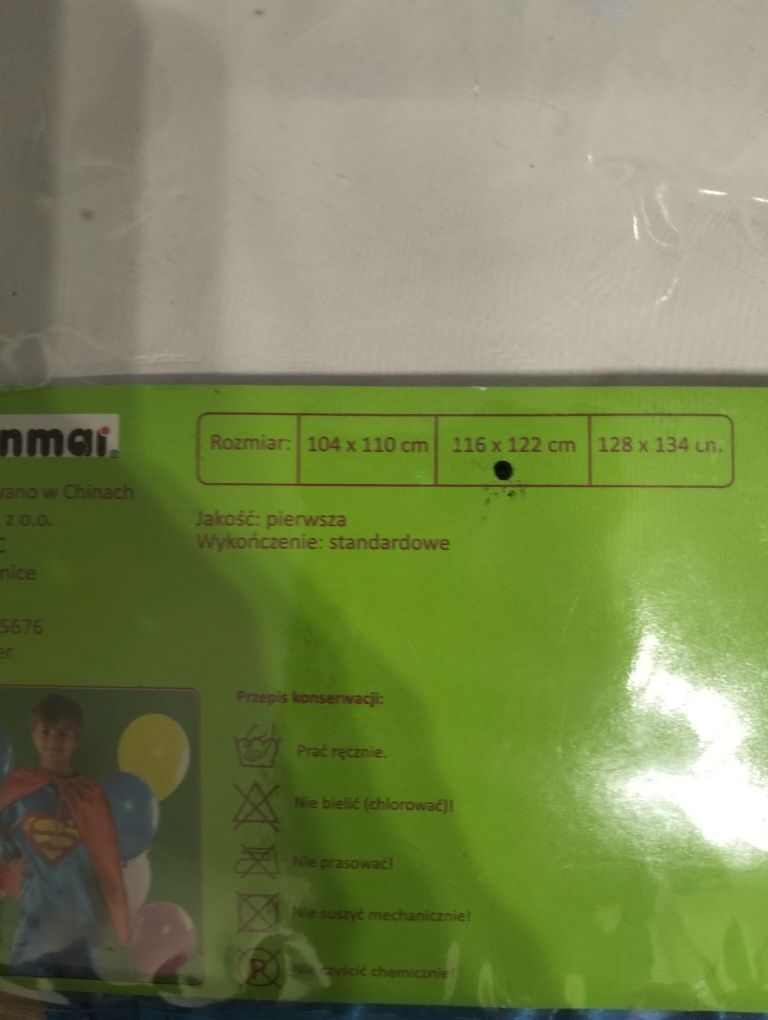 Aktualne Strój karnawałowy Superman  116-122 - przeczytaj opis