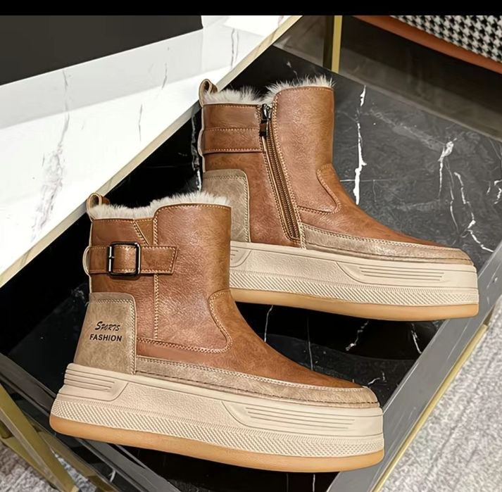 Теплі зимові черевики, розмір 38 (устілка 26 см)