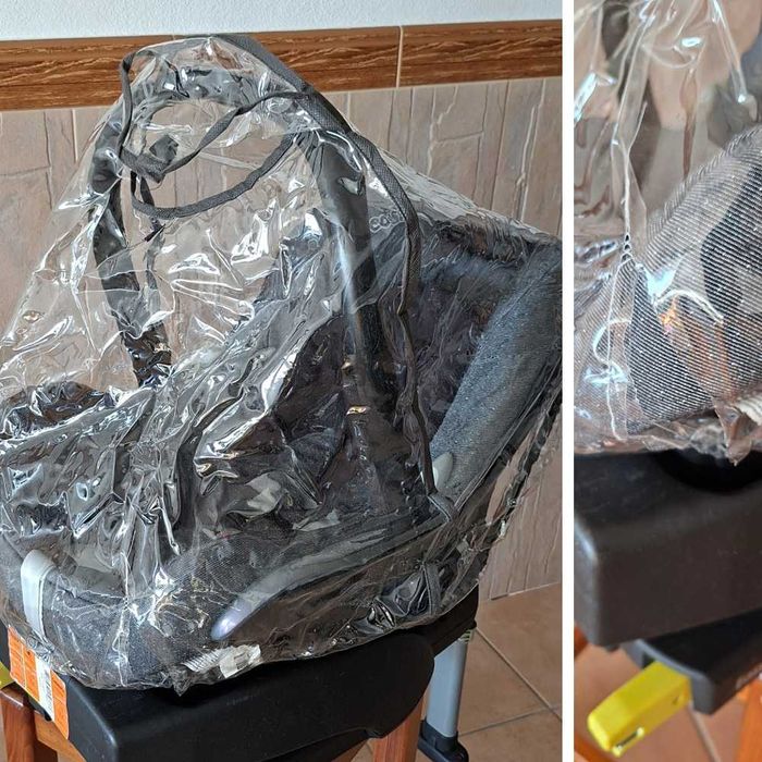 Conjunto carrinho passeio Quinny Buzz + Ovo e base isofix Maxi-Cosi