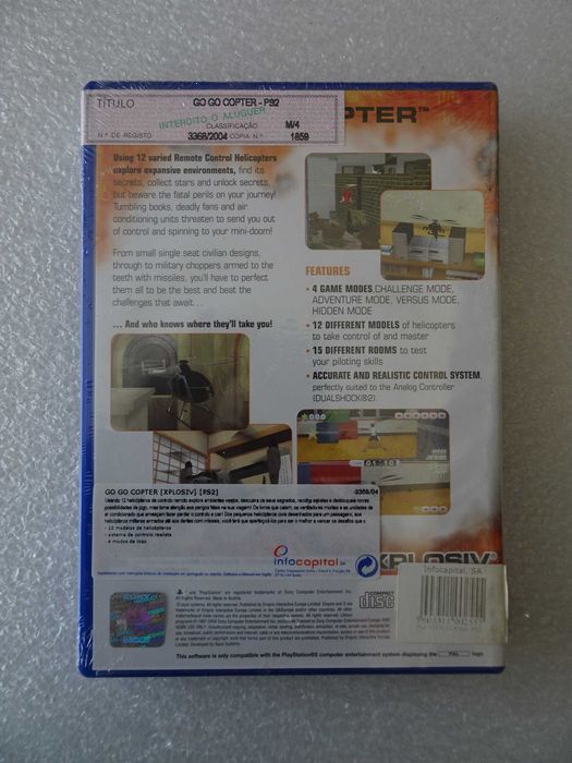 Jogo Playstation 2 - Go Go Copter (selado)