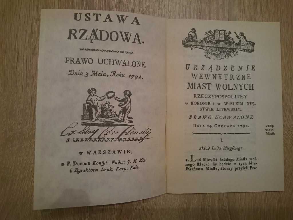 Ustawodawstwo Sejmu Wielkiego z 1791r (komplet)