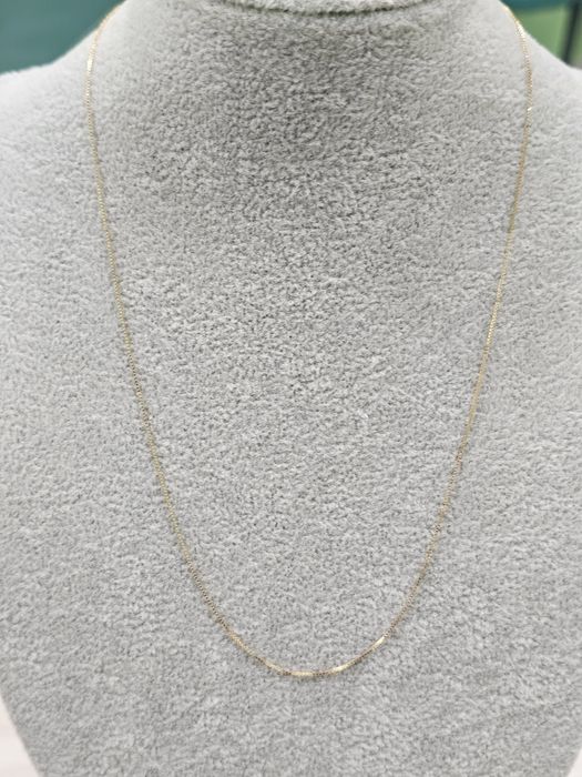 Złoty łańcuszek delikatny SPLOT DAMSKI PR 585