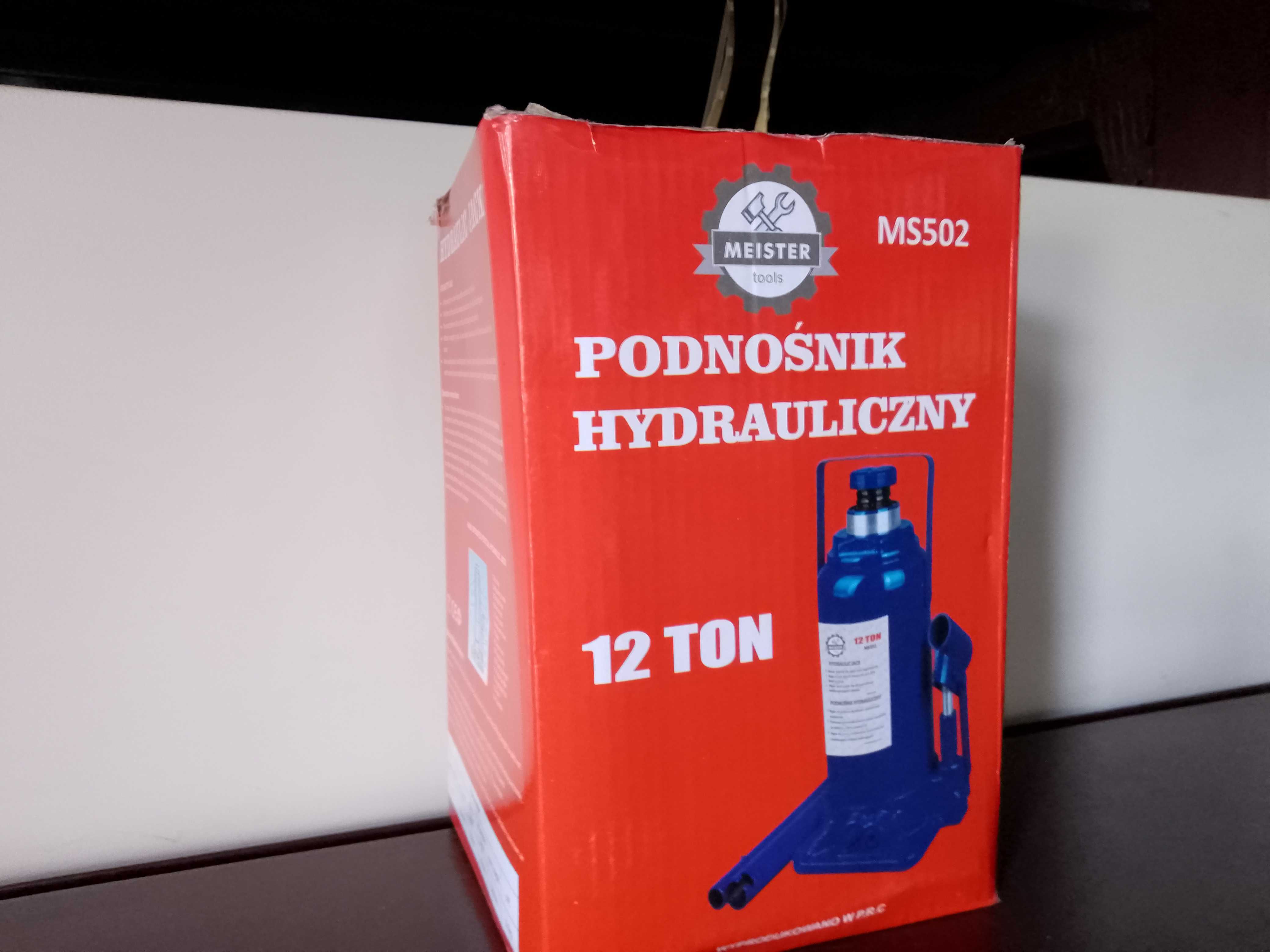 PODNOŚNIK HYDRAULICZNY 12 TON słupkowy nowy jakość meister solidny pro