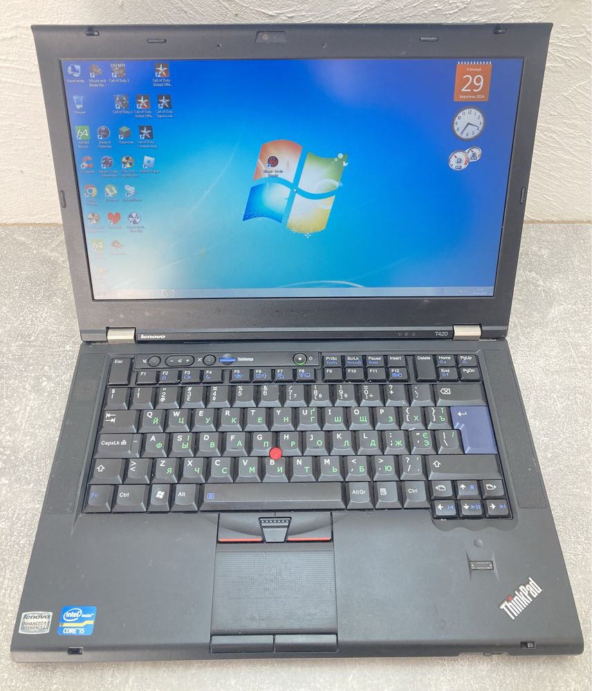 Ноутбук Lenovo ThinkPad T420 (i5-2450M/4/500/Nvidia 4200M) 14” HD+