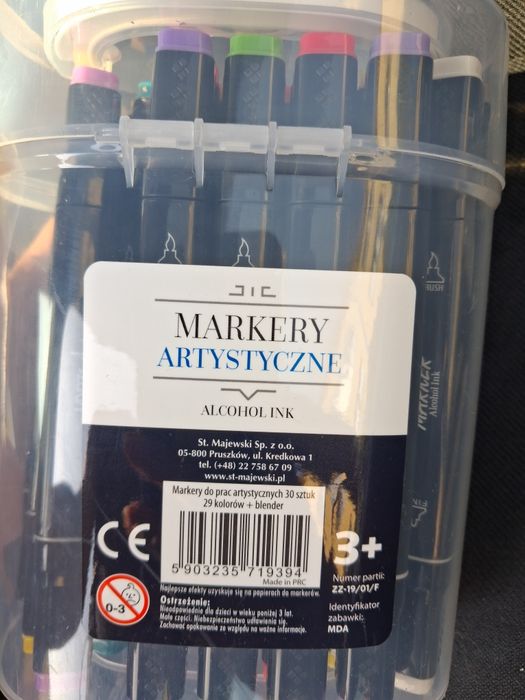 Markery artystyczne LoozzArt 30szt. Pędzelkowa końcówka Blender