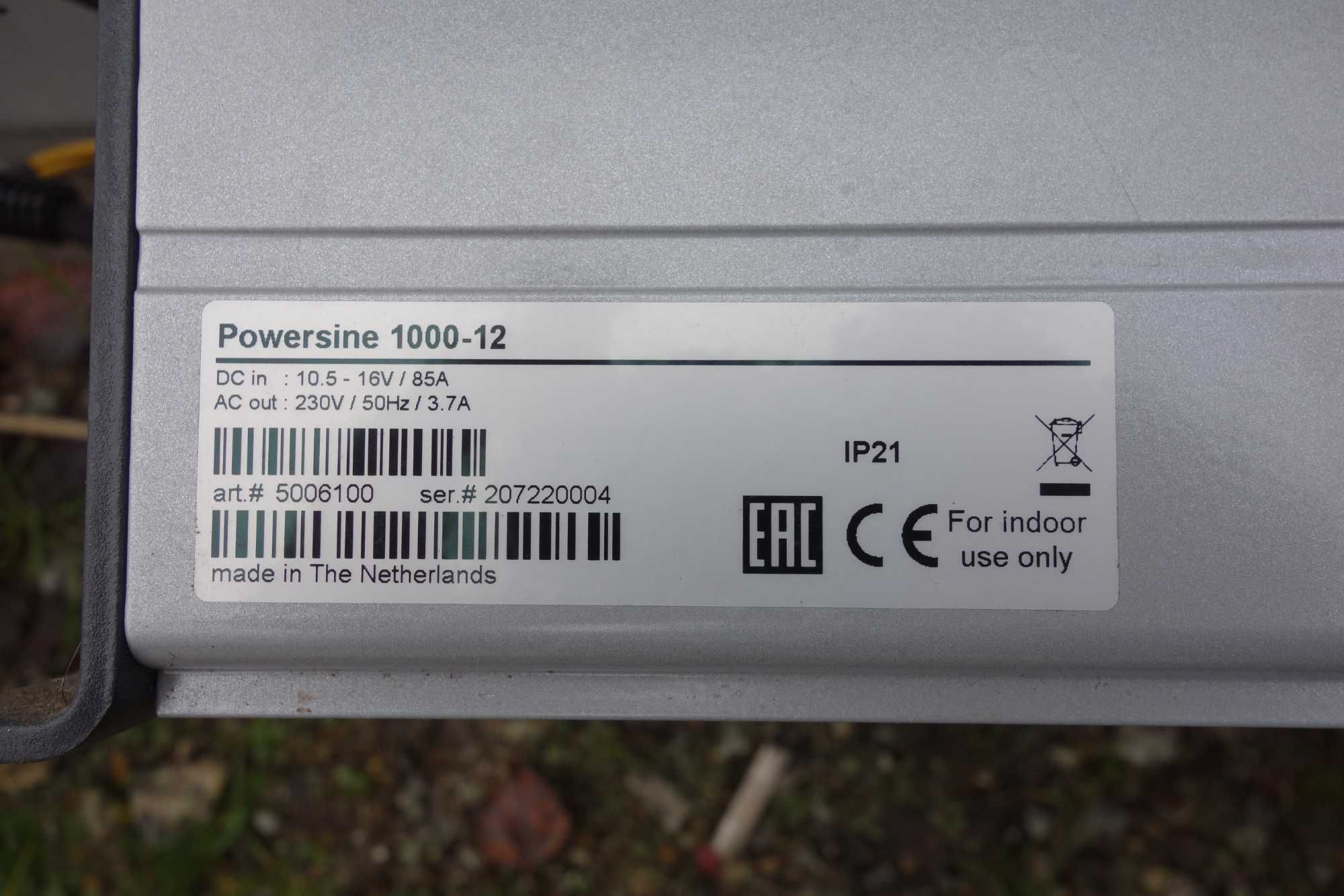 Przetwornica  tbs electronics  1000 W - 12 V/230V