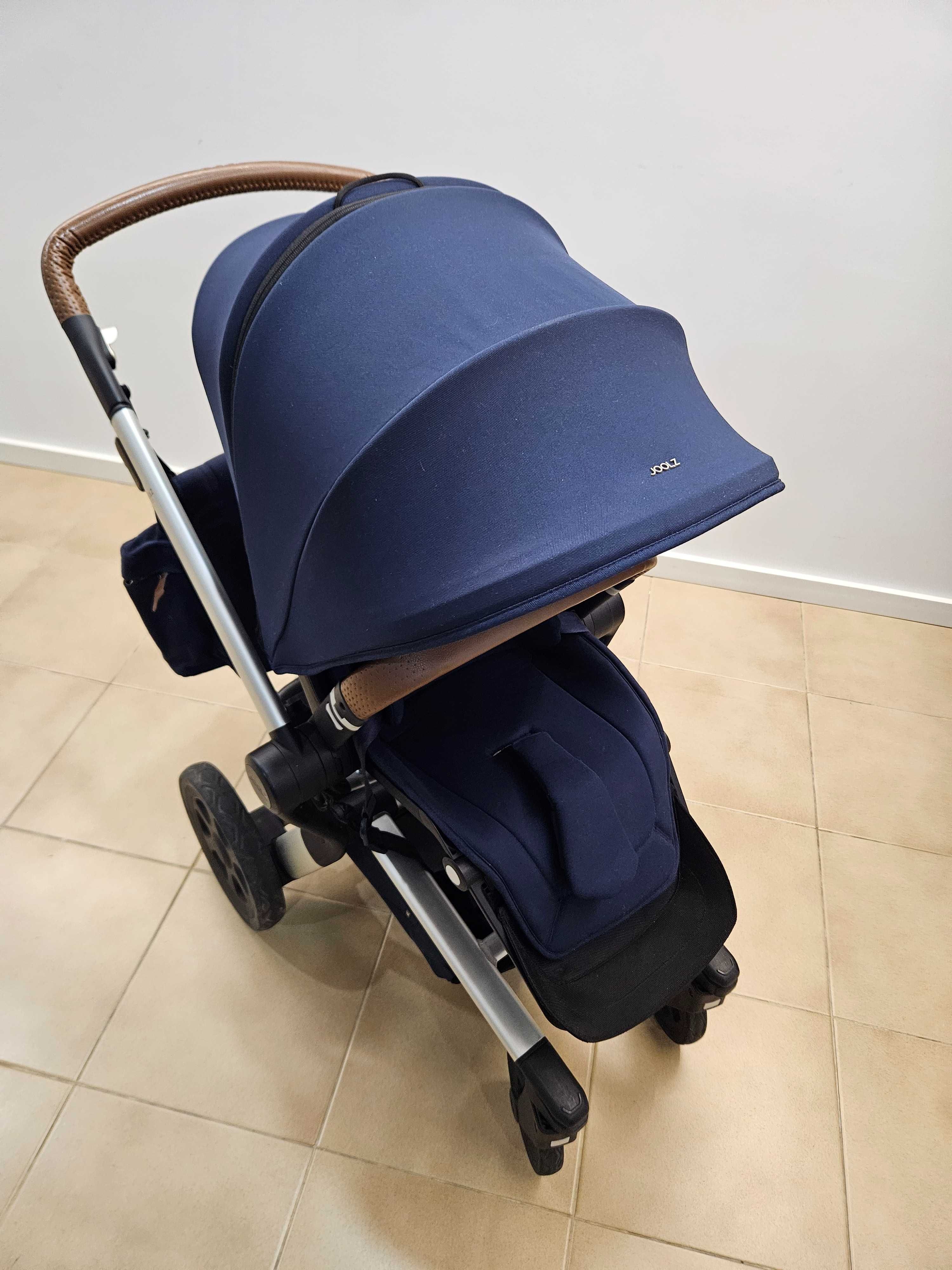 Carrinho de bebé Joolz hub c/saco de maternidade e adaptadores p/ ovo