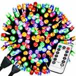 LAMPKI CHOINKOWE 100 led kolorowe na pilota różne funkcje świąteczne p