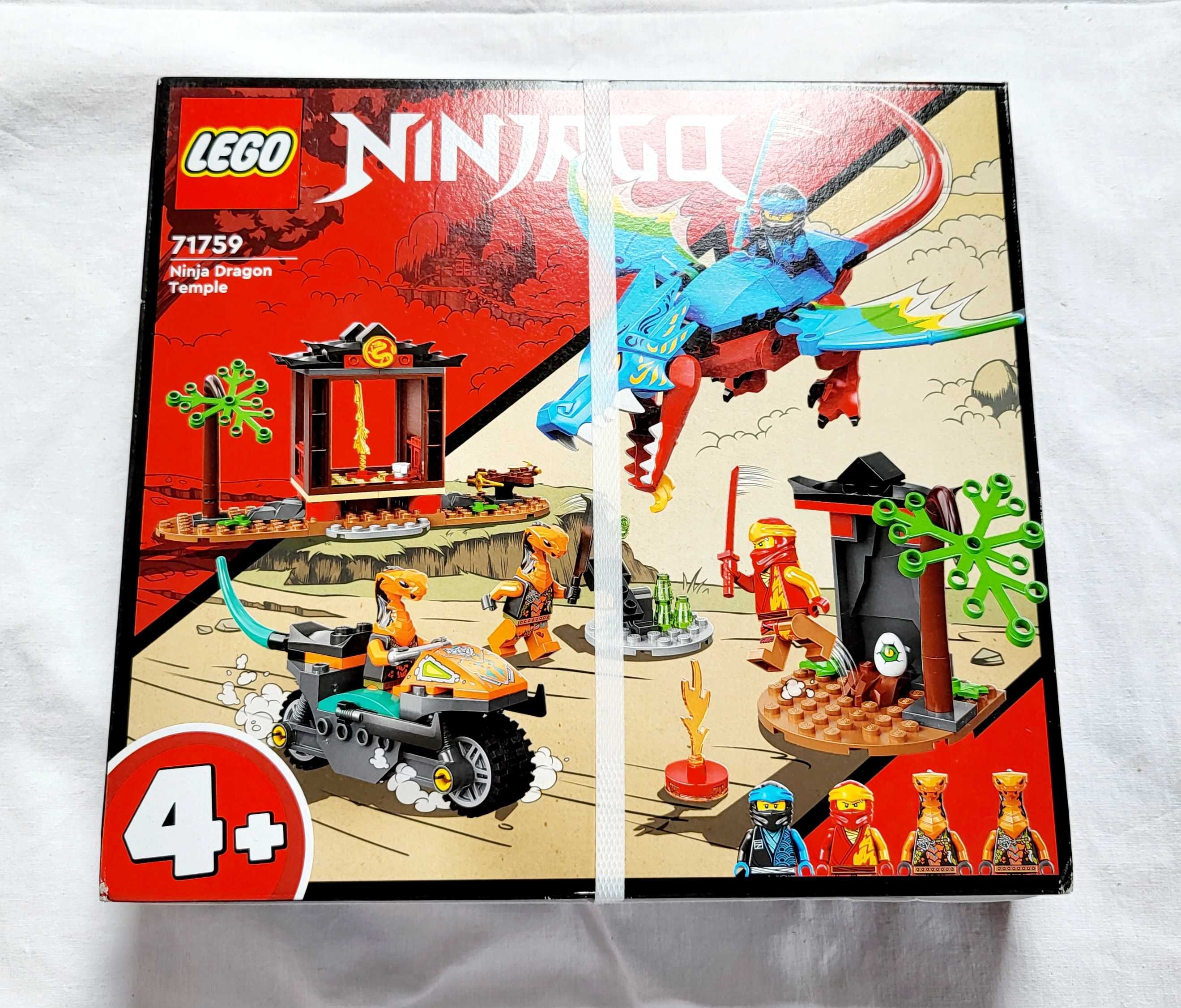 Klocki LEGO Ninjago Świątynia ze smokiem ninja 71759 Nowe