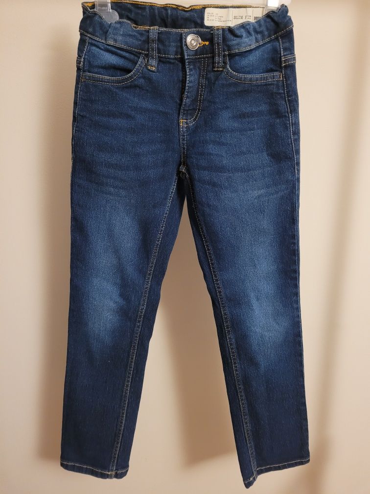 JAK NOWE Jeansy r.122 Pepperts spodnie jeansowe