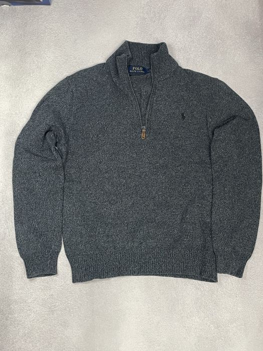 сірий светр Polo Ralph Lauren на блискавці