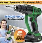 Cx Ferramentas SEM FIOS - Perfurar, Aparafusar, Lixar, Serrar, Polir