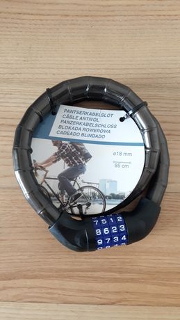 Cadeado blindado com código para bicicleta