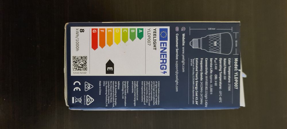Smart LED YEELIGHT  Bulb W3 E27 RGB – NOWA – 900 lm | Wi-Fi | Smart H