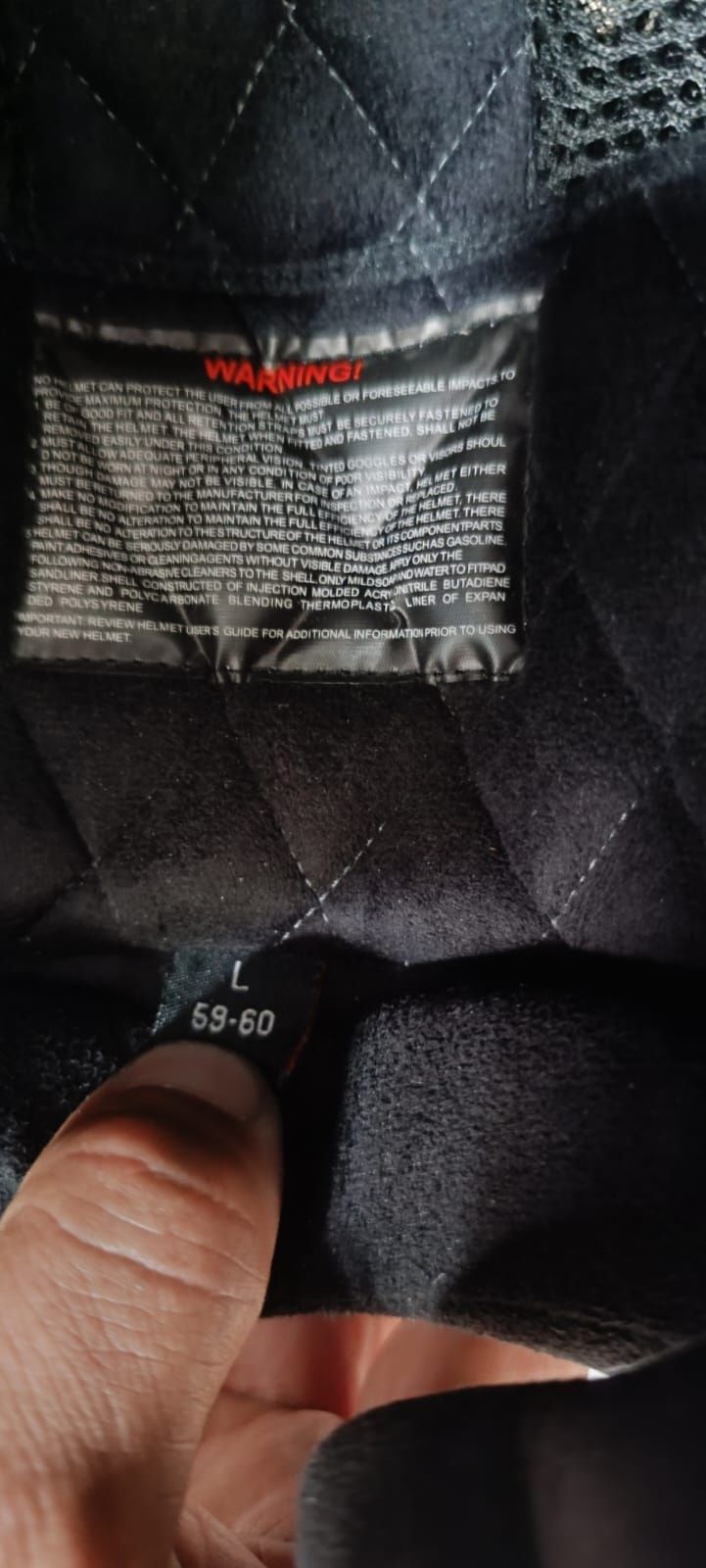 capacete Dexter TANNEN tamanho L
Capacete leve e com um est