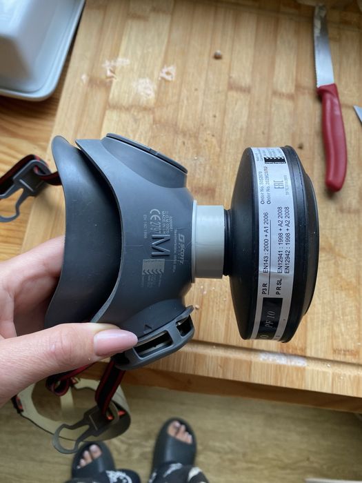 Półmaska fitracykna SCOTT z dodatkowym filtrem