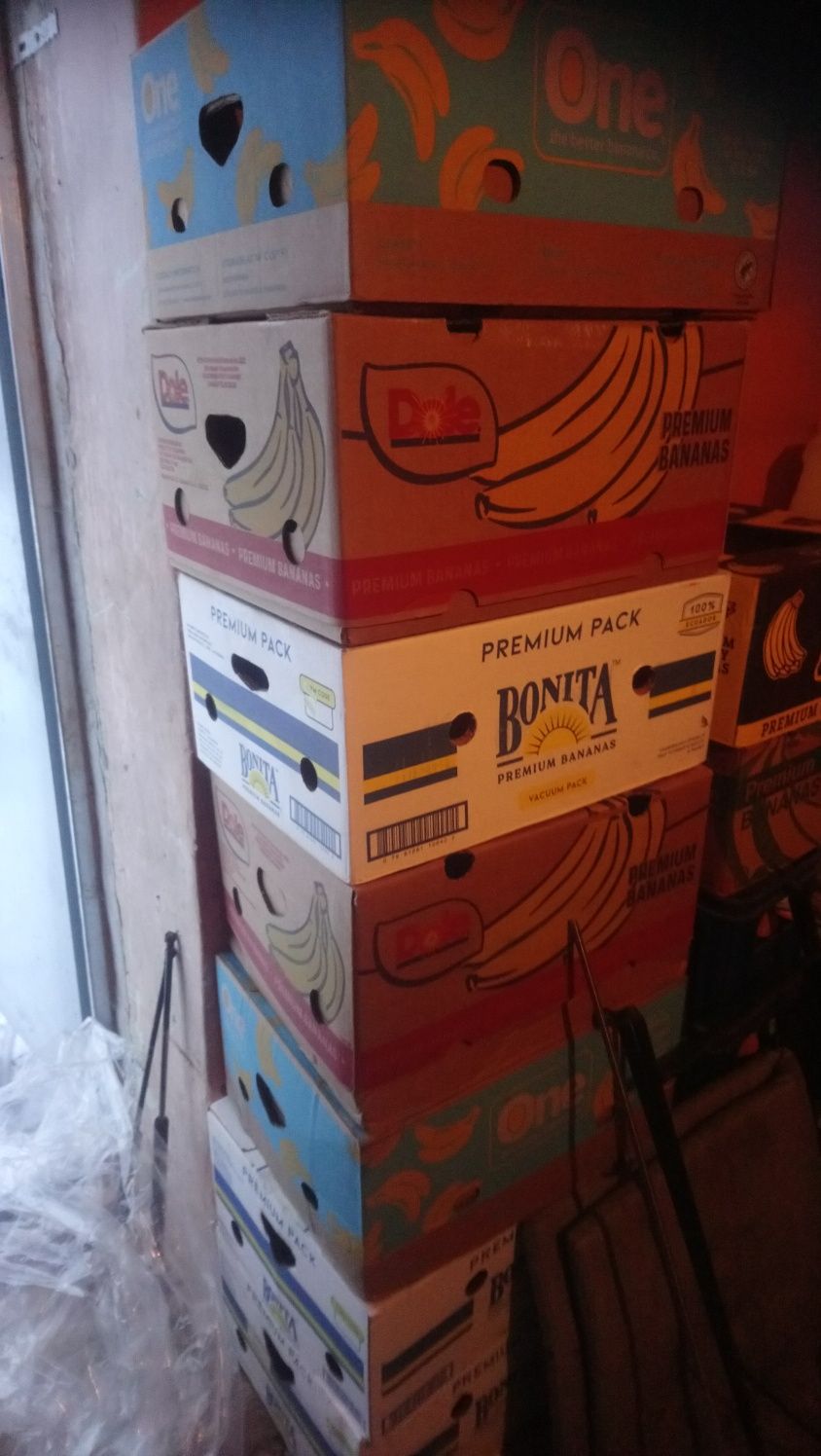 Pudełka Kartony po Bananach