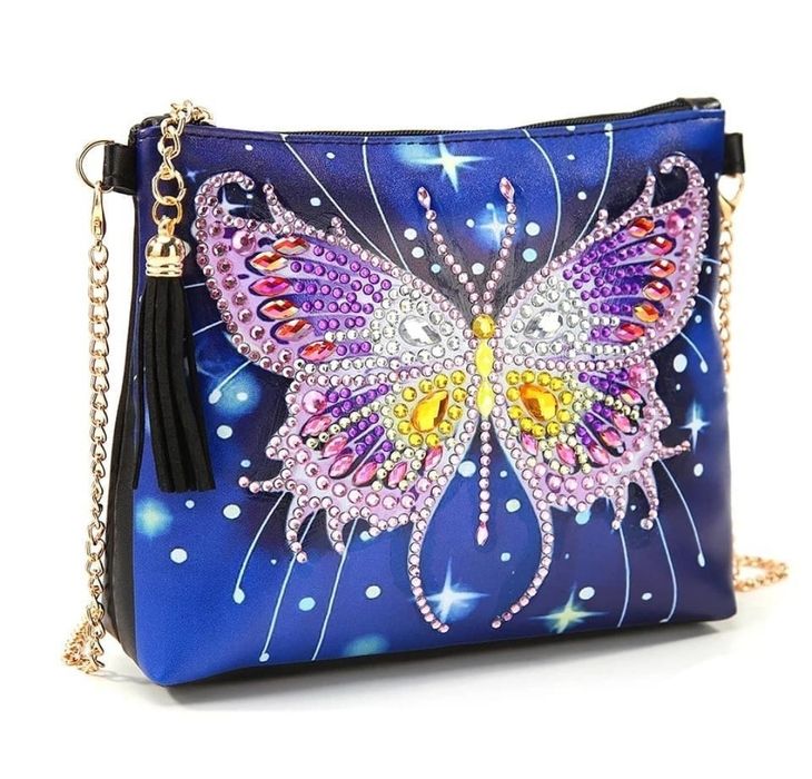 Сумка клатч своими руками (алмазная вышивка)