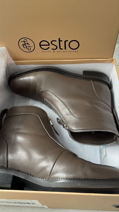 Напів чоботи шкіряні