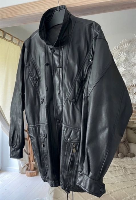 Męska skórzana katana kuryka 100% skóra