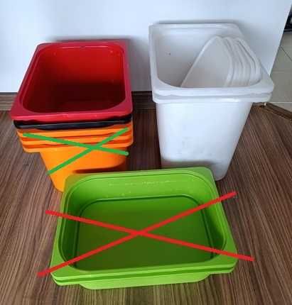 Ikea Pojemnik TROFAST z pokrywką biały 42x30x36 cm