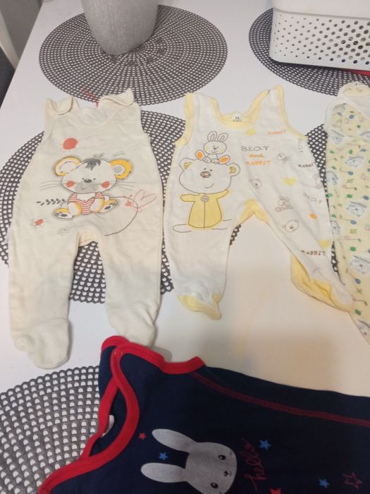 Cztery pary śpiochów bawelnianych