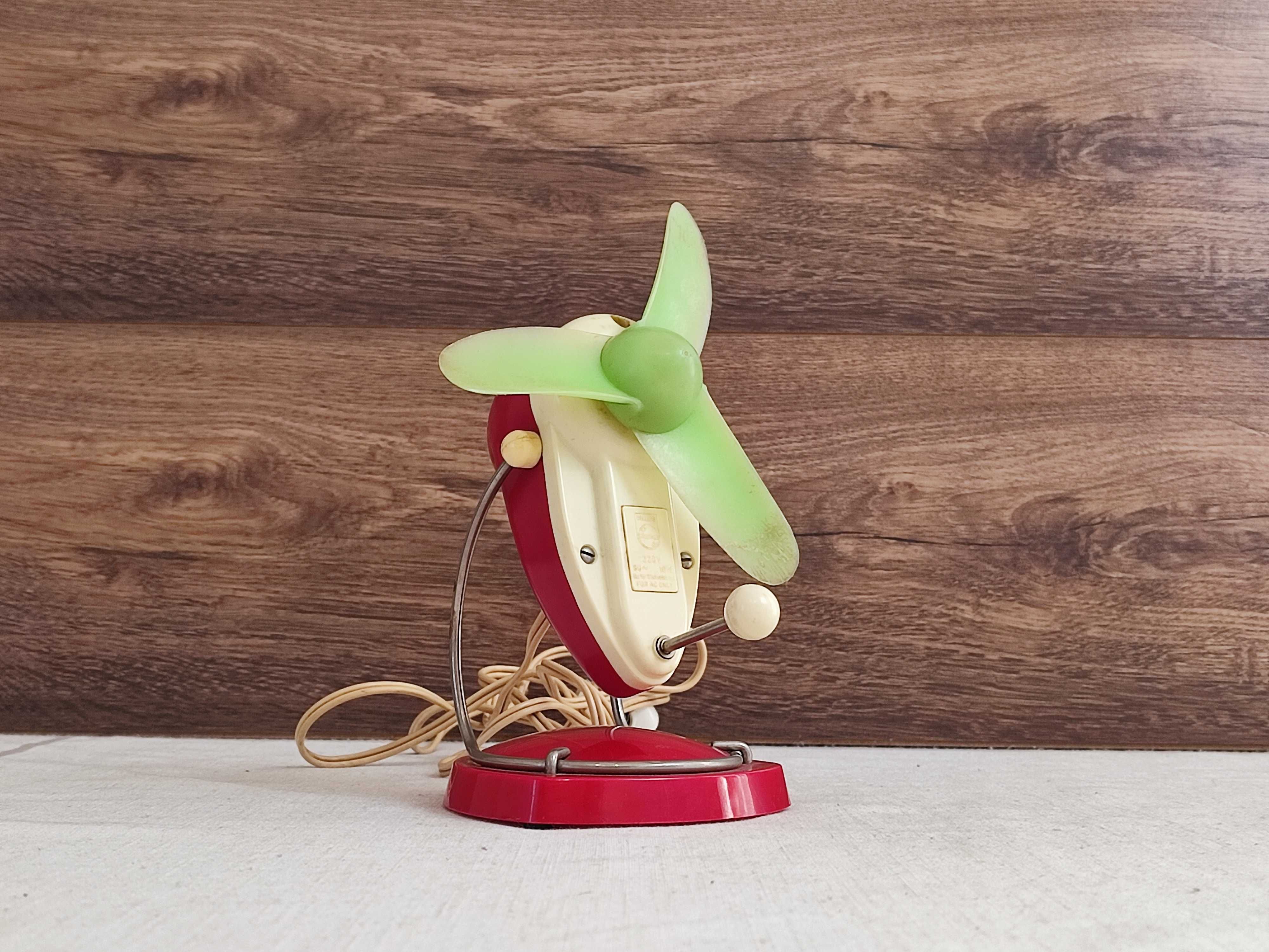 Stary wentylator stołowy Philips ,, HA 2728 '' lata 50