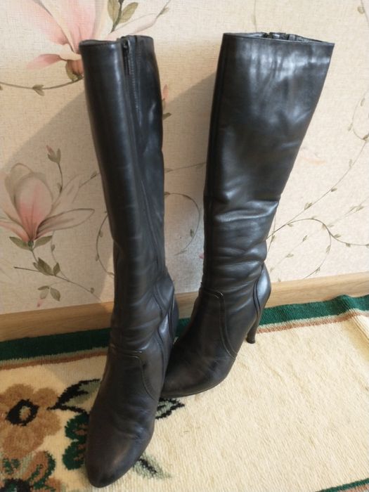 Зимние сапоги (ботфорты) на меху Braska