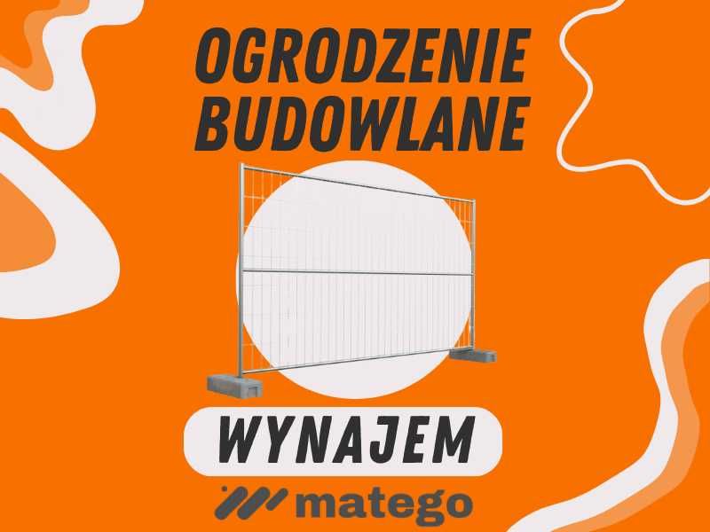 Ogrodzenia budowlane ażurowe tymczasowe WYNAJEM