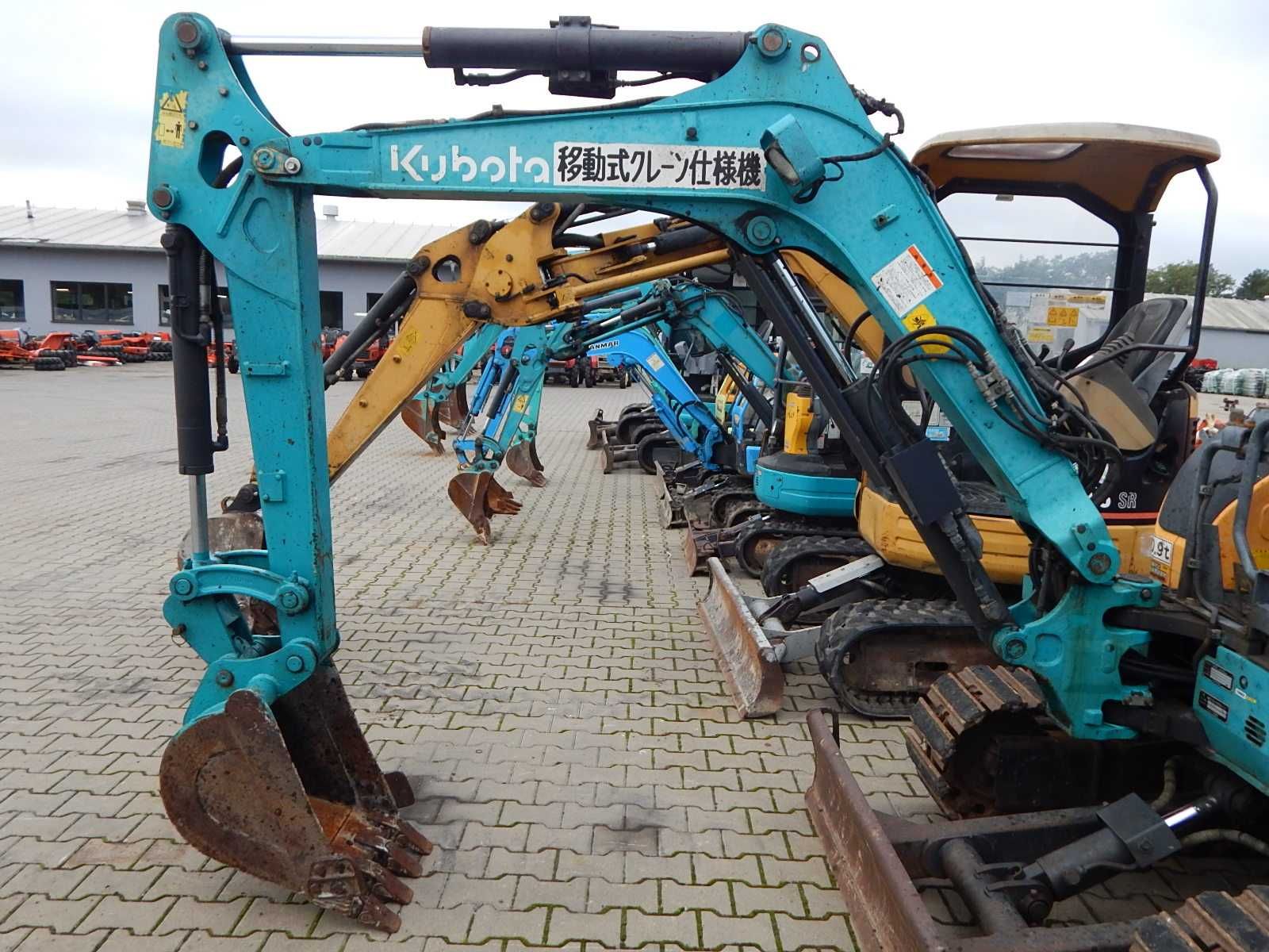 Mini koparka KUBOTA U30 3t gąsienicowa samojezdna 2011 Volvo CAT JCB