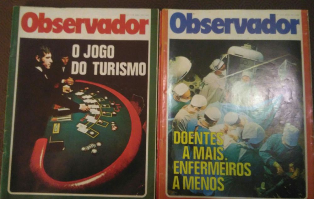 Revistas Observador antigas