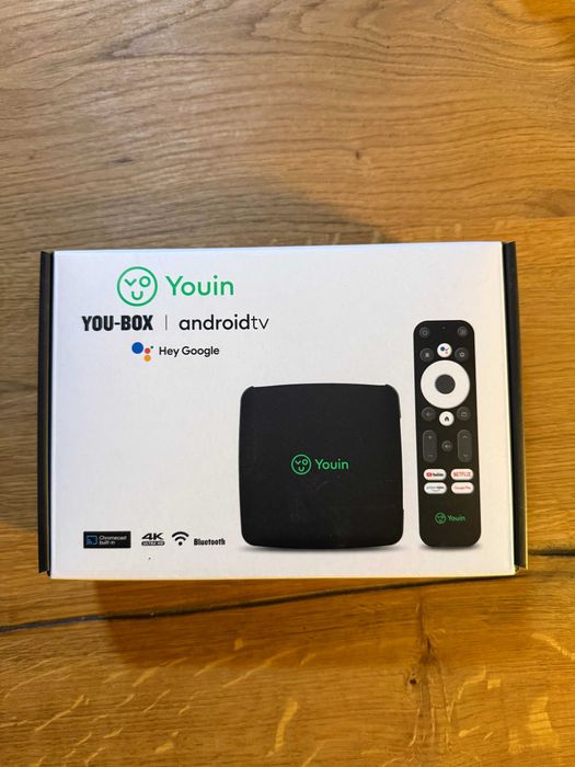 Box Android TV Youin You-Box – 4K, Bluetooth e Google Assistant - Novo