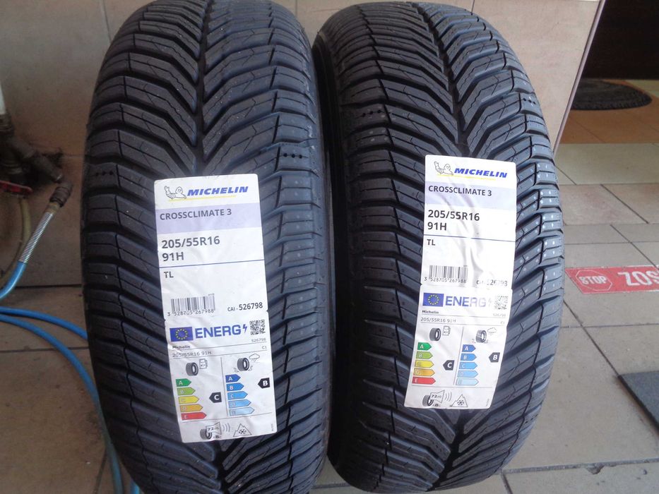 205/55R16 MICHELIN CrossClimate 3 , kl Premium , Nowe Opony Całoroczne