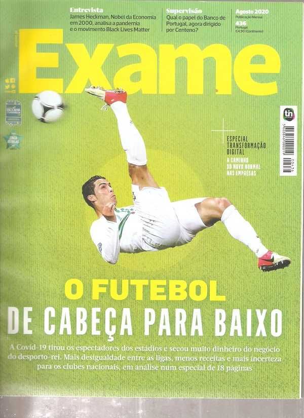 Cristiano Ronaldo o melhor e inovador em capa de revista 2020