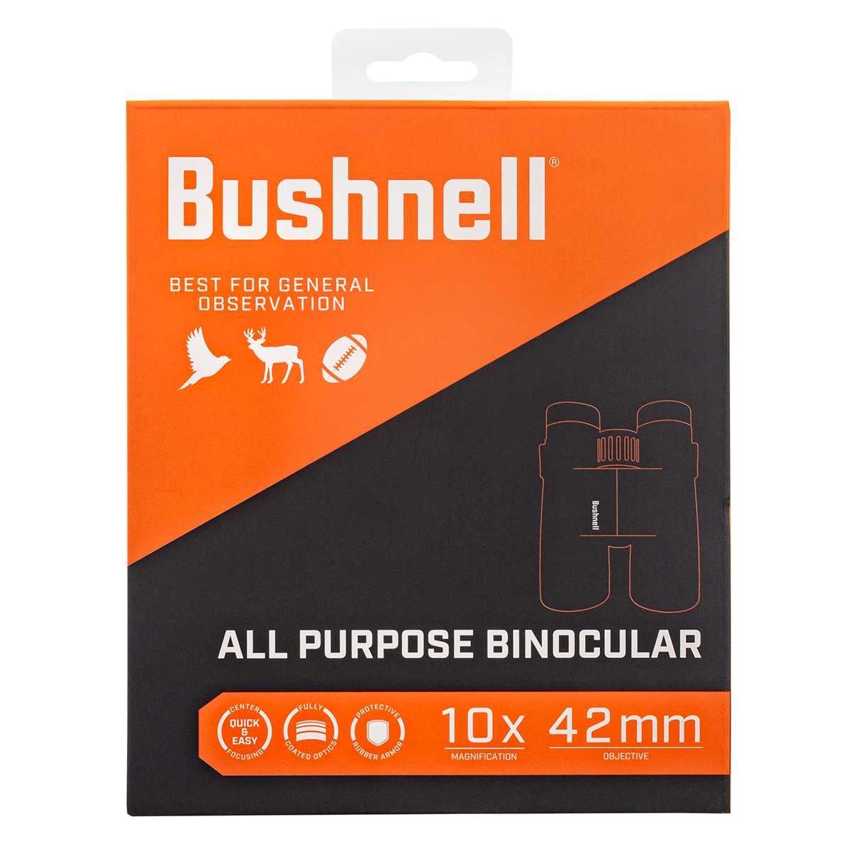 Bushnell Lornetka turystyczna, taktyczna All Purpose Black 10x42