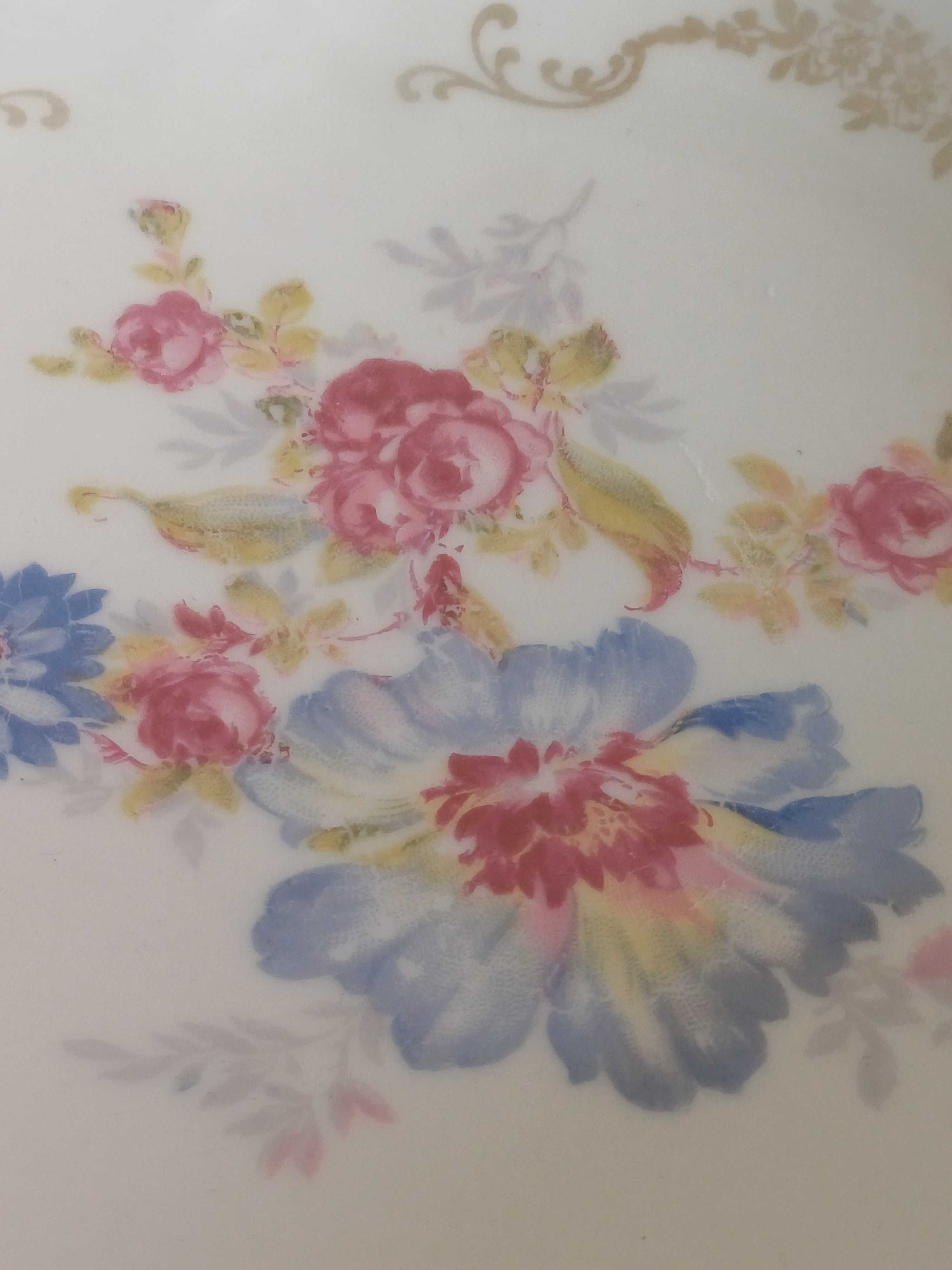 Patera porcelana sygnowana koroną śred.27,5cm (P.512)