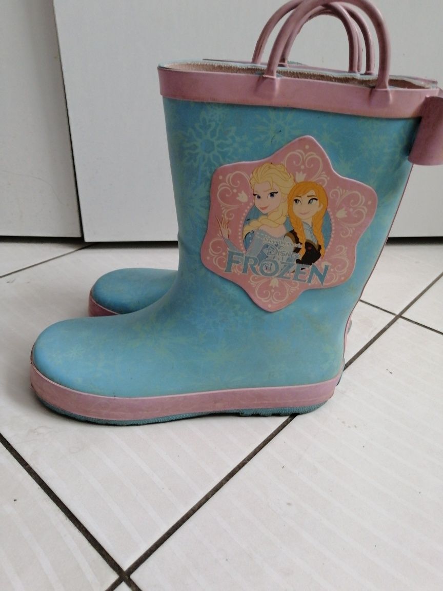 Buty gumowce kalosze dziewczęce rozmiar 35 Frozen Anna Elsa