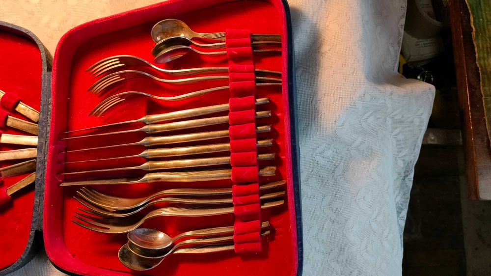 Столовий набір, мельхіор, ЗК, СРСР