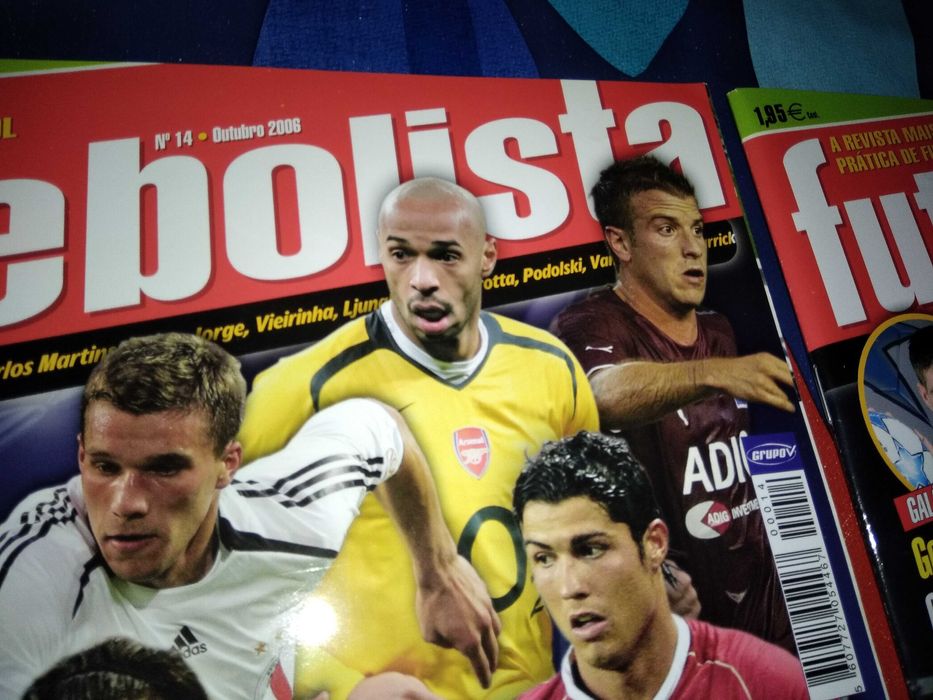 Revistas Futebolista Nº13 Nº14 Nº15 Futebol 2006 Magazine Football