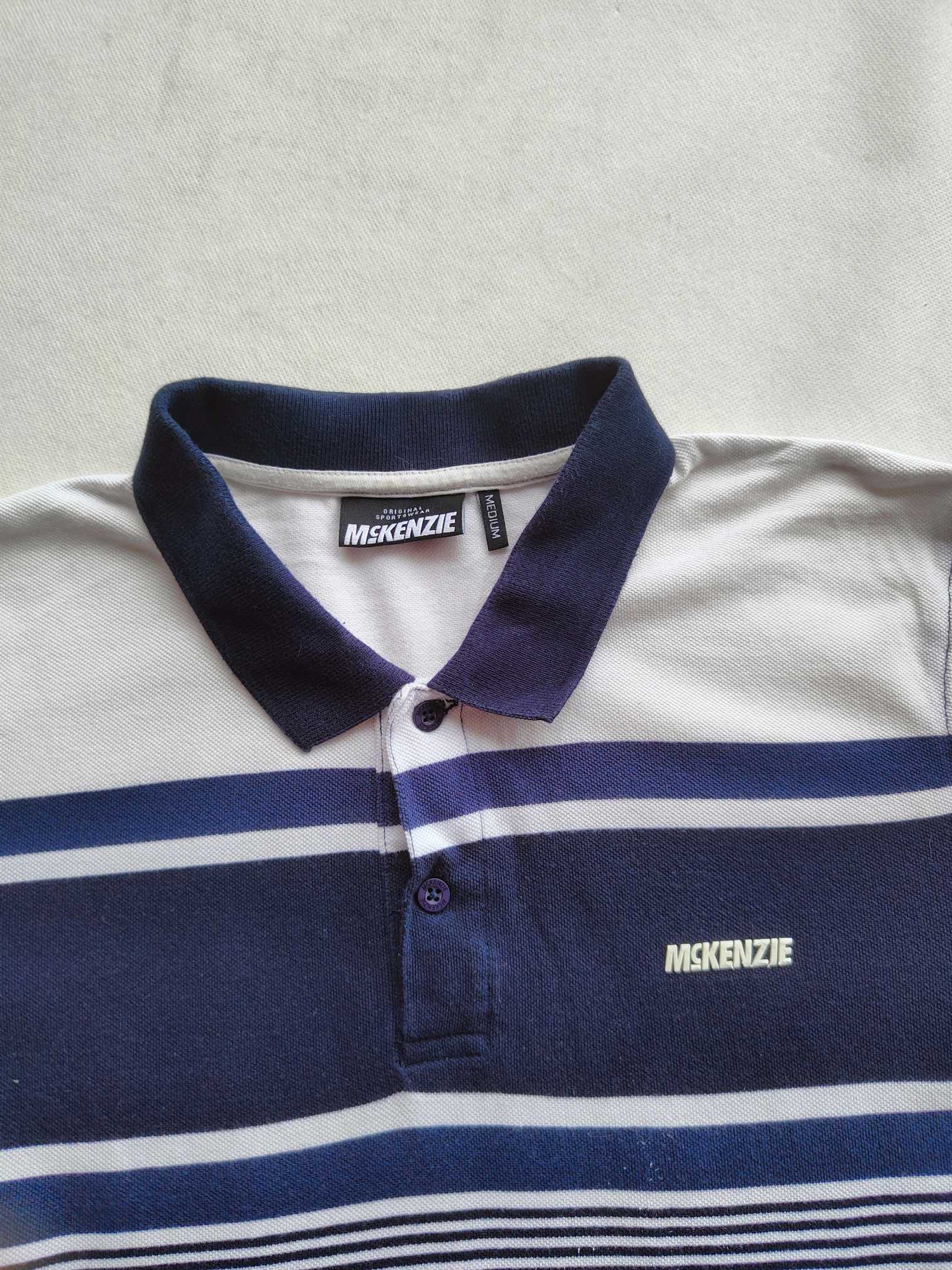 McKenzie _ Granatowa koszulka polo M