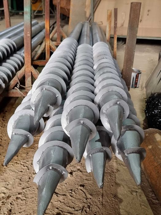 Геошуруп свайный фундамент сваї дом на сваи винтовые гвинтові палі