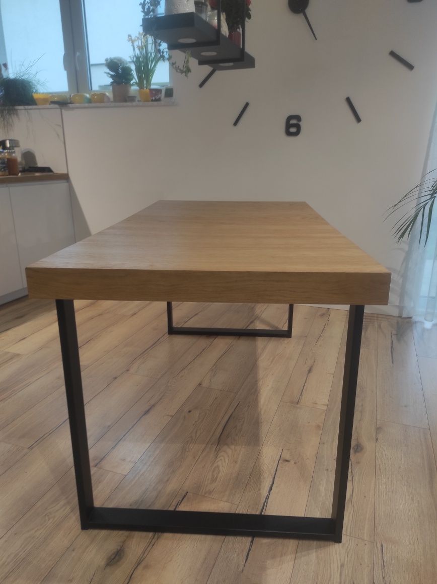 TARSELE Stół rozkładany Ikea, okl dęb/czarny, 150/200x80 cm
Stół rozkł
