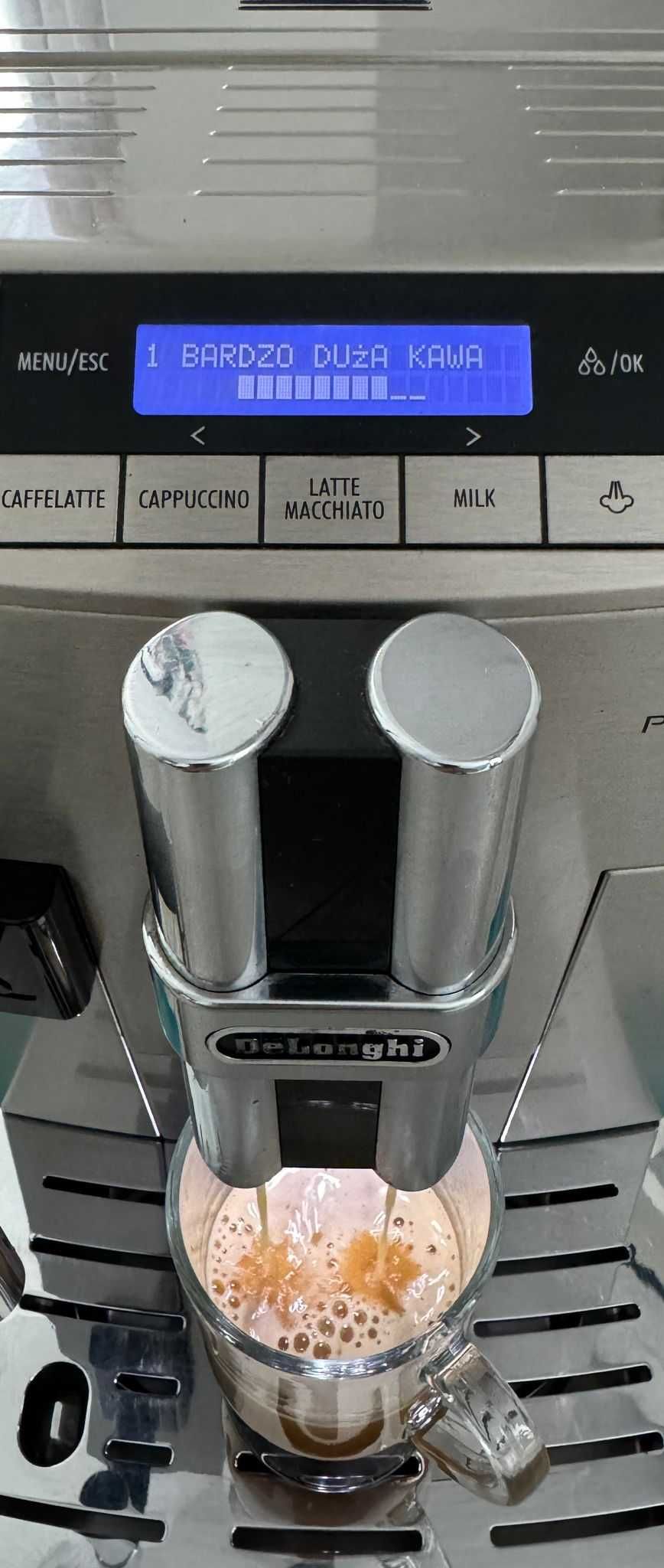 Automatyczny Ekspres do kawy DeLonghi PrimaDonna S DeLuxe ECAM26.455.M