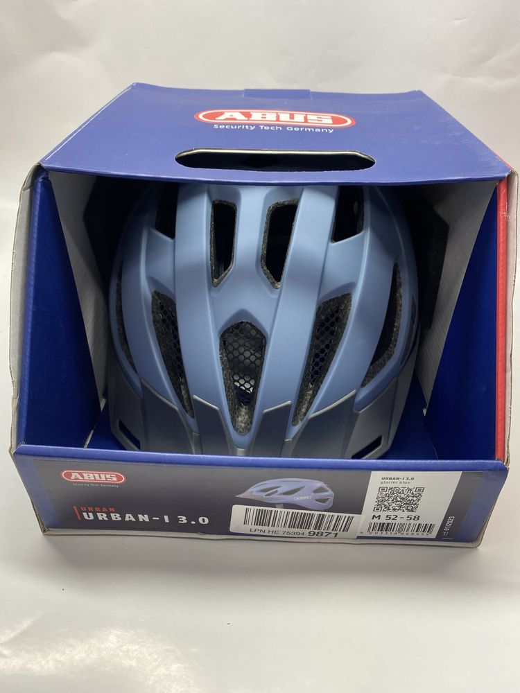 ABUS Urban-I 3.0 kask rowerowy z tylnym światłem do miasta M (52-58cm)