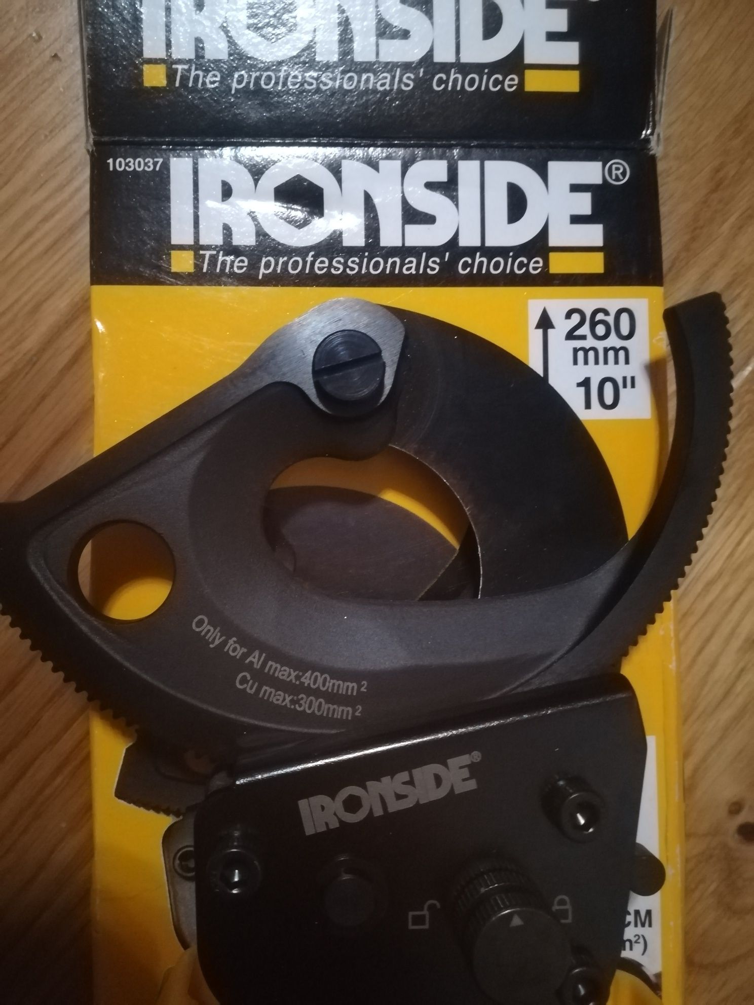 Ironside obcinak do kabli przewodów.