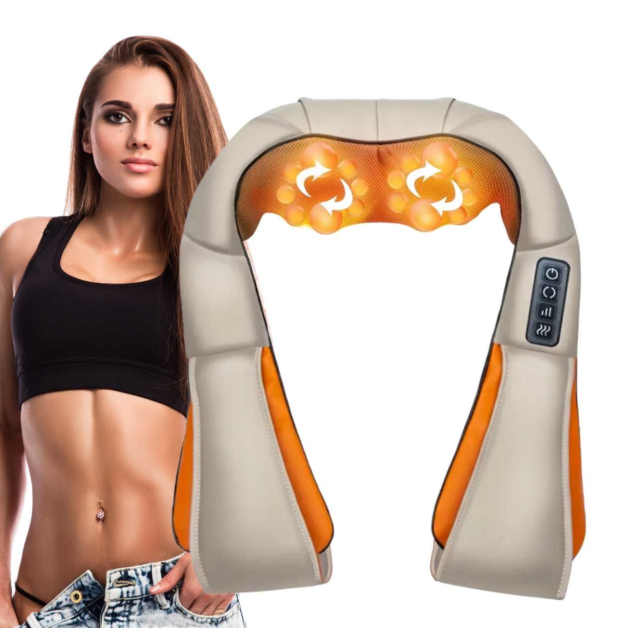 Роликовый массажер для спины и шеи Massager of Neck Kneading NK-011